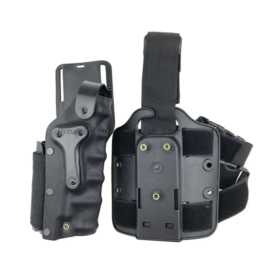 Tactical Gun Holster Set w/ leg Platform Hunting Right Left Hand Use Drop Leg Hoster for GL 17 19 / 1911 / M92 M9/P226
Tactical Gun Holster Set w/ leg Platform Hunting Right Left Hand Use Drop Leg Hoster for GL 17 19 / 1911 / M92 M9/P226