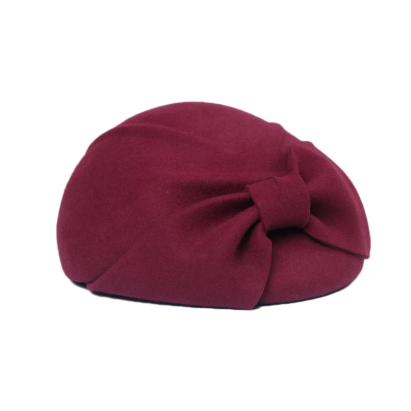 YY 100% Wool Fedora Women Bow Felt Hat Autumn Winter Elegant Hats Lady Weeding Fedoras Fascinator Hat Vintage Church Hats 18122
YY 100% Wool Fedora Women Bow Felt Hat Autumn Winter Elegant Hats Lady Weeding Fedoras Fascinator Hat Vintage Church Hats 18122