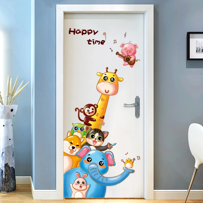 Door stickers cartoon anime cute animal children living room creative decoration self-adhesive wall stickers stickers
Door stickers cartoon anime cute animal children living room creative decoration self-adhesive wall stickers stickers