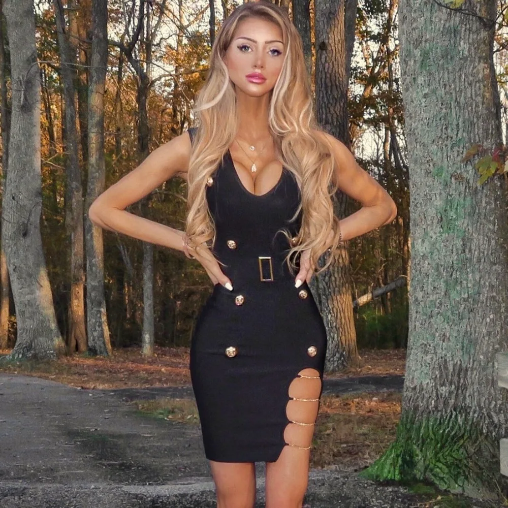 Плюс размер XL XXL облегающее Бандажное платье для женщин Vestidos Verano 2019 летние