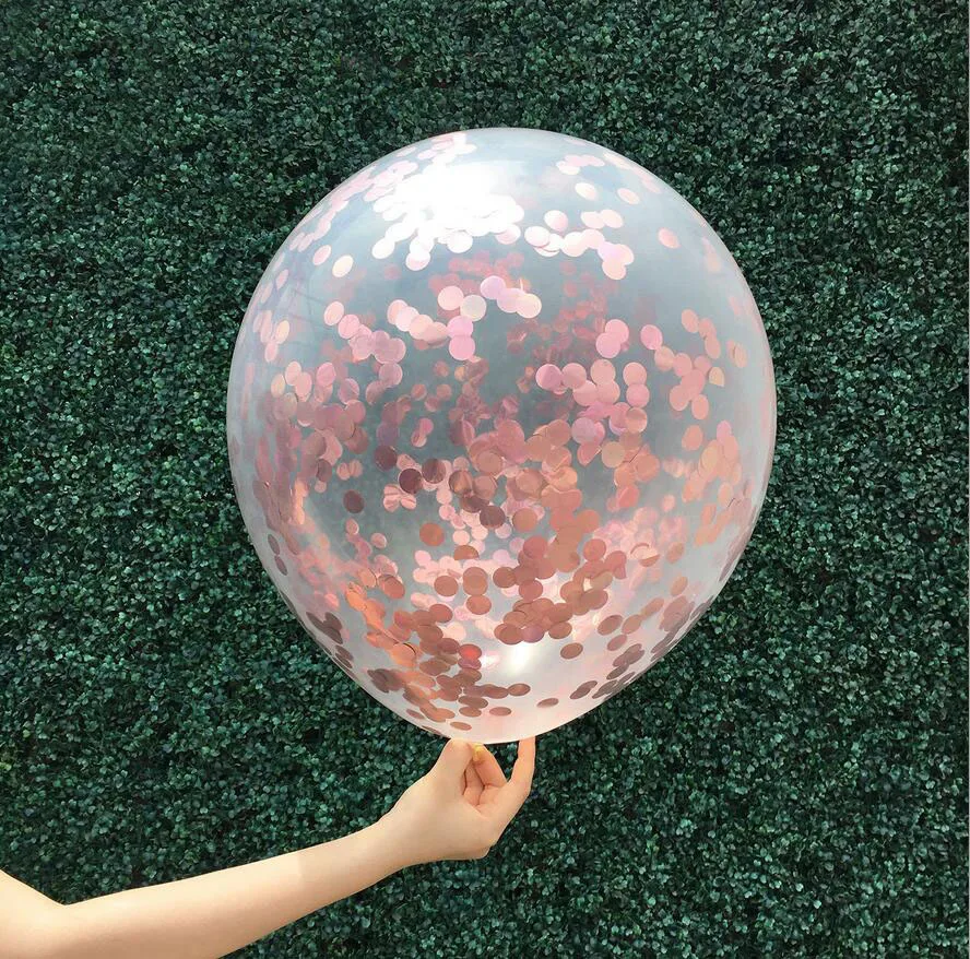 5PCS Confetti Latex Balloon 12inch Balloon Romantic Wedding Decoration Gold Foam Clear Confetti Balloons Birthday Party Supplies
5PCS Confetti Latex Balloon 12inch Balloon Romantic Wedding Decoration Gold Foam Clear Confetti Balloons Birthday Party Supplies