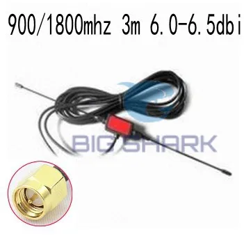 GSM GPRS антенна с высоким коэффициентом усиления 900/1800 МГц 900 1800 T 3 м 6DBI кабелем SMA Коннектор|antenna relay|antenna hamantenna ball