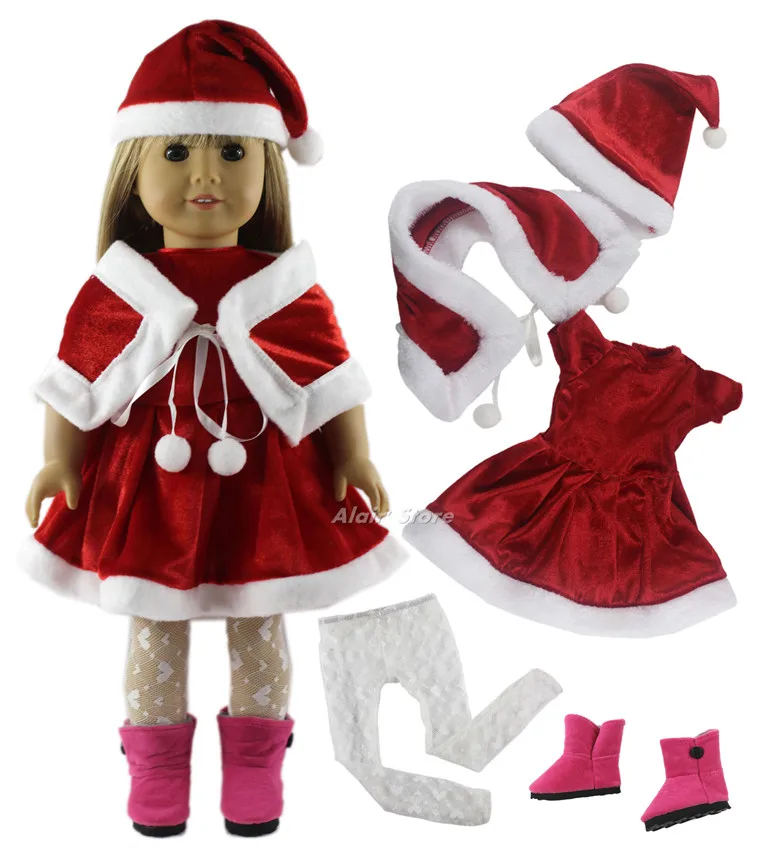 1 Set Red Beautiful Christmas Suit Outfit Doll Clothes for 18 inch doll clothes A39
1 Set Red Beautiful Christmas Suit Outfit Doll Clothes for 18 inch doll clothes A39