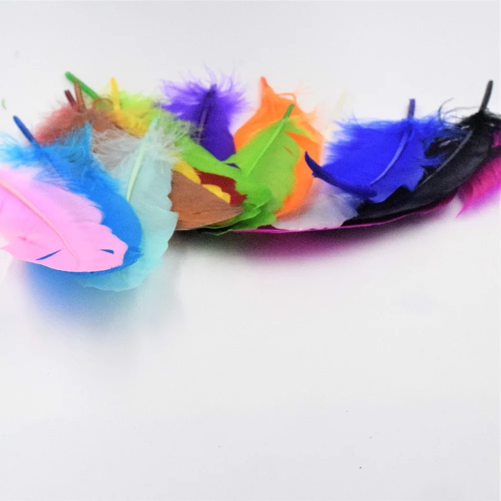 

Not Colorful But 10 Colors for Choosing Hot Pretty 50pcs/Pack Beautiful Home Decor Goose Feather 6-8 Inches 15-20 cm