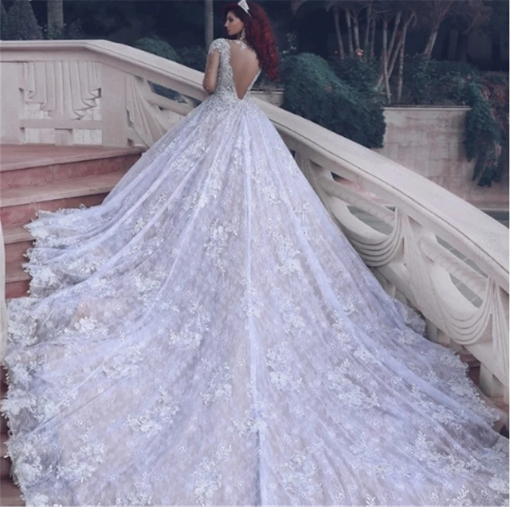 Wedding Dresses 2019 Ball Gown Princess Zipper Up Vintage Long Sleeves Crystals Beading Custom-Made Ivory Wedding Dresses 2019
Wedding Dresses 2019 Ball Gown Princess Zipper Up Vintage Long Sleeves Crystals Beading Custom-Made Ivory Wedding Dresses 2019