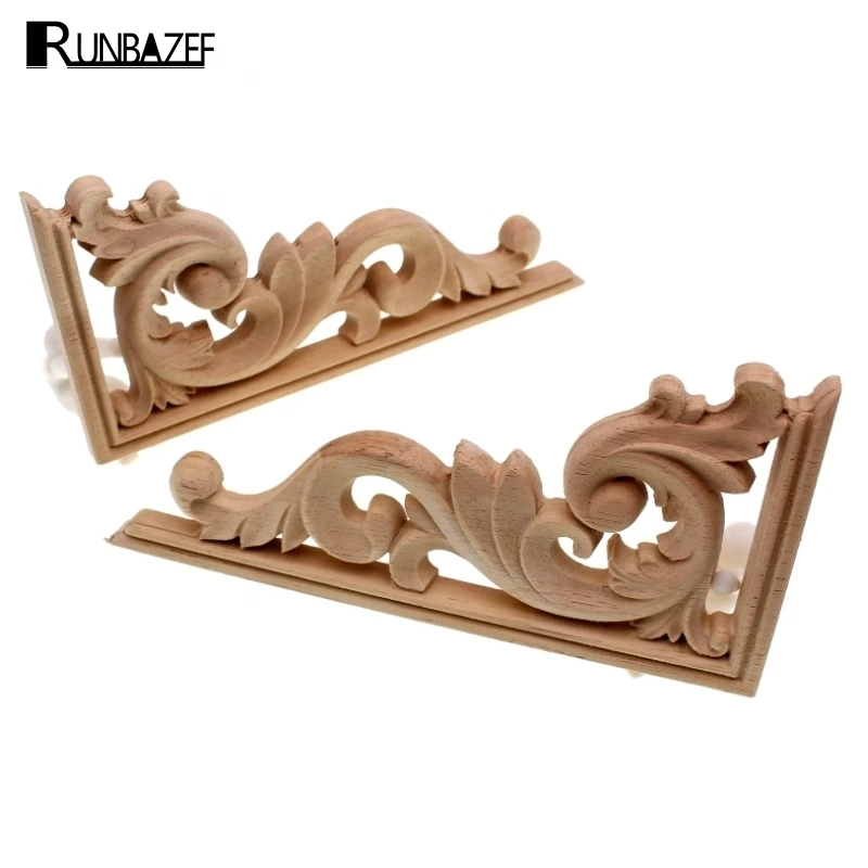 RUNBAZEF Solid Wood Applique Carved Floral Long Flower Furniture Decorative Accessories Home Decoration Accessories Artesanato
RUNBAZEF Solid Wood Applique Carved Floral Long Flower Furniture Decorative Accessories Home Decoration Accessories Artesanato