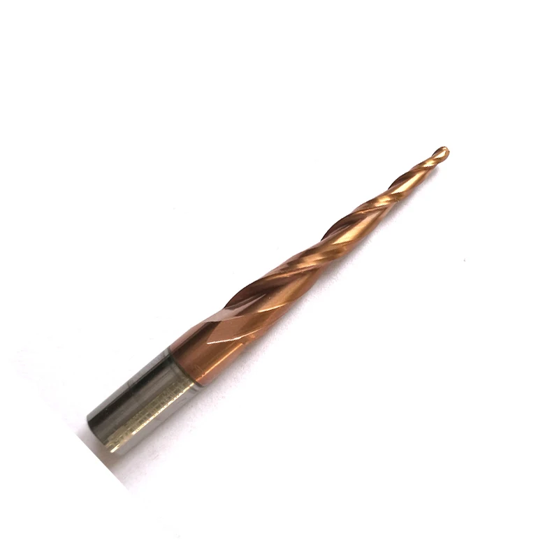 1 шт. R0.75 * D6 * 30,5 * 50L * 2F HRC55 Вольфрамовая твердосплавная Концевая фреза с покрытием, коническая конусная фреза
1 шт. R0.75 * D6 * 30,5 * 50L * 2F HRC55 Вольфрамовая твердосплавная Концевая фреза с покрытием, коническая конусная фреза