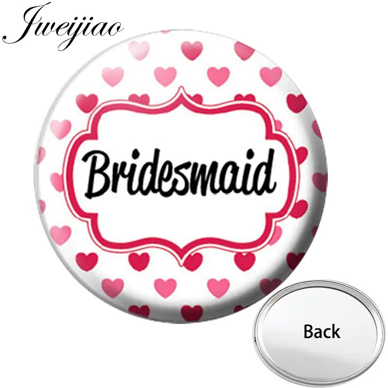 JWEIJIAO Bridesmaid For Lovers Valentine's Day Gift One Side Mini Pocket Mirror Portable Makeup Vanity Hand Travel Purse Mirror
JWEIJIAO Bridesmaid For Lovers Valentine's Day Gift One Side Mini Pocket Mirror Portable Makeup Vanity Hand Travel Purse Mirror