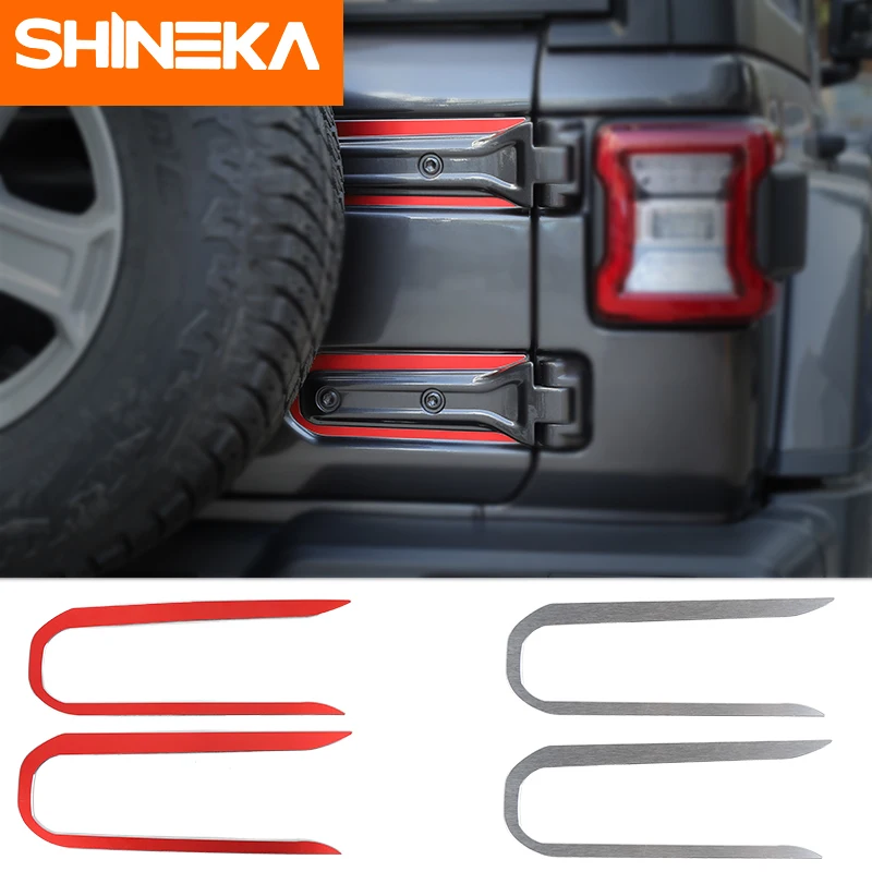 SHINEKA Styling Mouldings ABS Car Tailgate Hinge U-shaped Anti-collision Strip Stickers For Jeep Wrangler JL 2018+ Accessories
SHINEKA Styling Mouldings ABS Car Tailgate Hinge U-shaped Anti-collision Strip Stickers For Jeep Wrangler JL 2018+ Accessories