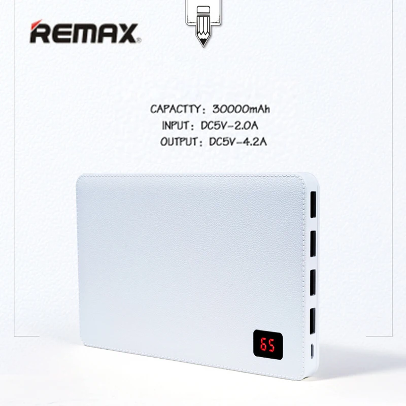 Фото Remax 30000 мАч портативное зарядное устройство для мобильного - купить