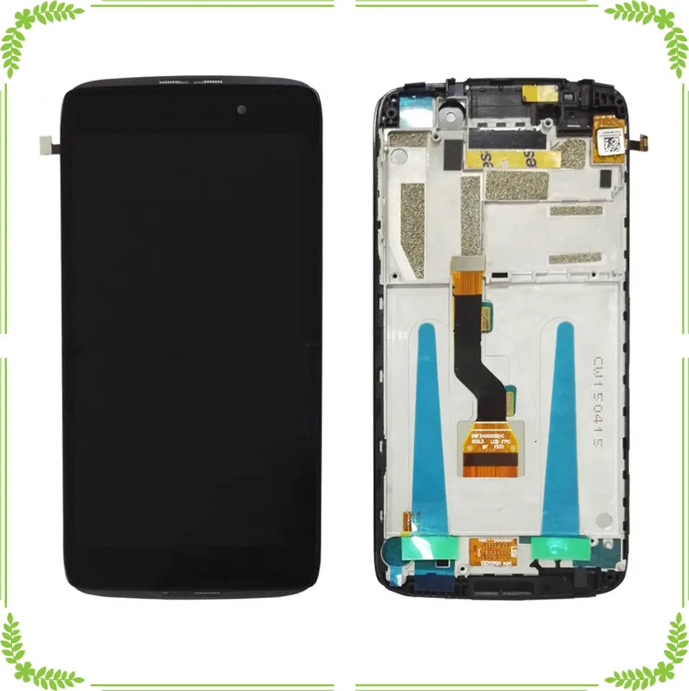 Черный для Alcatel One Touch Idol 3 OT6039 6039 6039A 6039K 6039Y ЖК дисплей кодирующий преобразователь