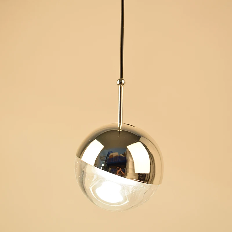 Nordic single head bedroom bedside restaurant pendant lights post modern minimalist bar personality ball pendant lamp
Nordic single head bedroom bedside restaurant pendant lights post modern minimalist bar personality ball pendant lamp