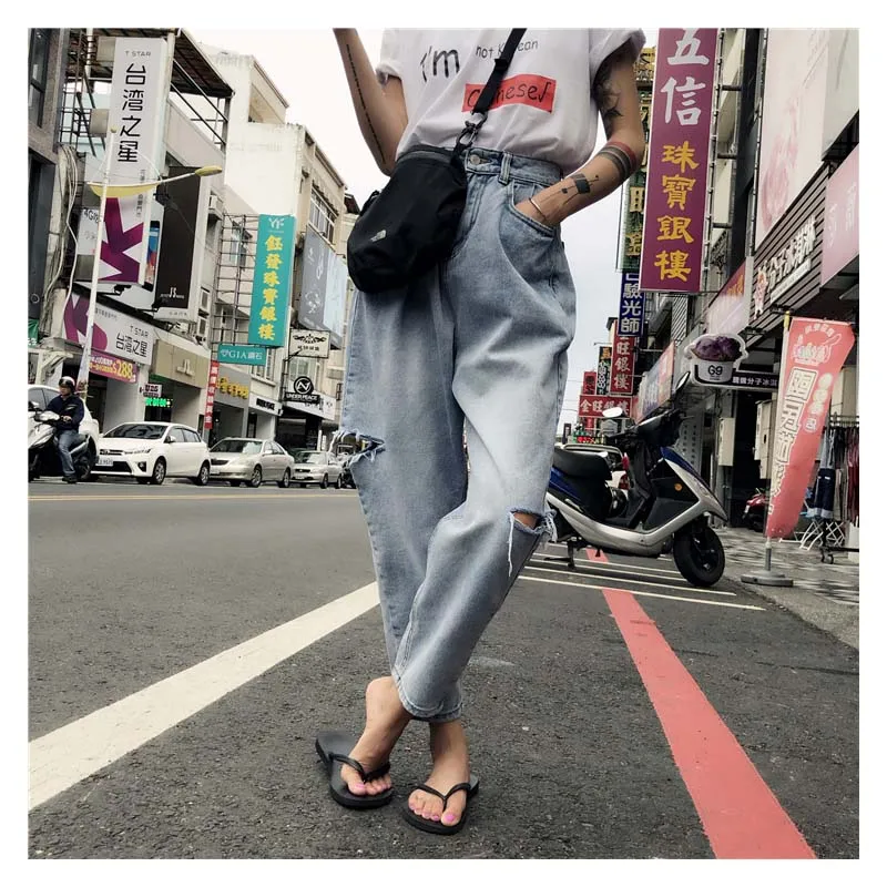 2019 pontallon high waist jeans woman boyfriend hole womens loose pants plus size ripped ankle jean denim harajuku women black
2019 pontallon high waist jeans woman boyfriend hole womens loose pants plus size ripped ankle jean denim harajuku women black