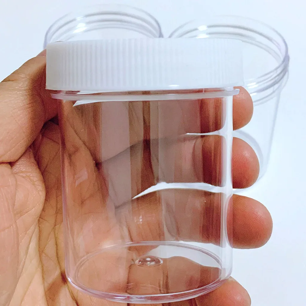 Container For Playdough Slime Clay Makeup Jar Cosmetic Pot Cream Bottle Nail Box #20191230 | Дом и сад