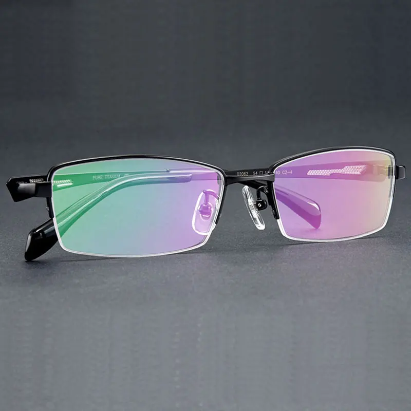 Reven Jate D2062 Titanium Eyeglasses frame with Flexible Temple Arms Semi-Rimless Glasses Frame with 5 Optional Colors
Reven Jate D2062 Titanium Eyeglasses frame with Flexible Temple Arms Semi-Rimless Glasses Frame with 5 Optional Colors
