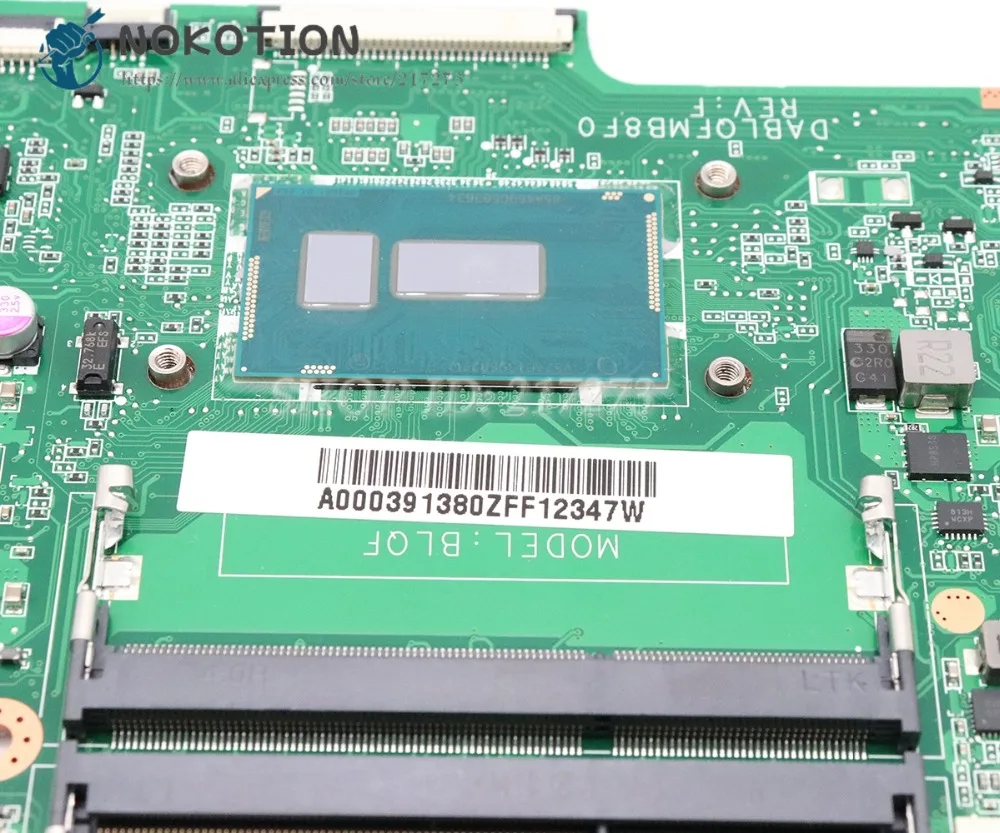 NOKOTION для Toshiba Satellite P50-C P55-C материнская плата ноутбука SR23W P50T-C CPU GTX950M A000391380 DABLQFMB8F0 |