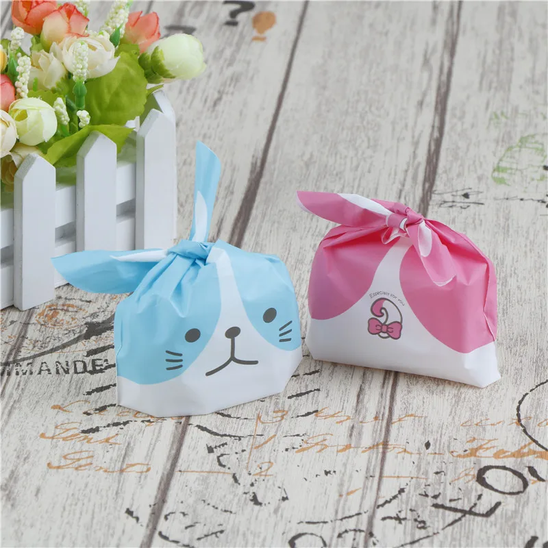 50pcs/lot Cute Rabbit Ear Dog Baking Package Food Bag Face Cookie Bags Self-adhesive Plastic Bags Biscuits Snack Party Supplies
50pcs/lot Cute Rabbit Ear Dog Baking Package Food Bag Face Cookie Bags Self-adhesive Plastic Bags Biscuits Snack Party Supplies