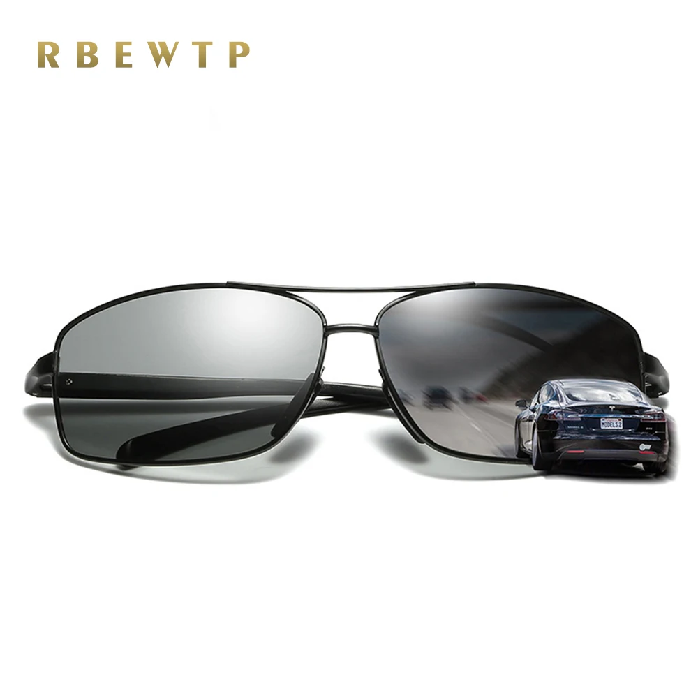 RBEWTP Aluminum magnesium Frame Square Lens Photochromic Polarized Sunglasses Men Driving Day and Night Vision Sun Glasses
RBEWTP Aluminum magnesium Frame Square Lens Photochromic Polarized Sunglasses Men Driving Day and Night Vision Sun Glasses