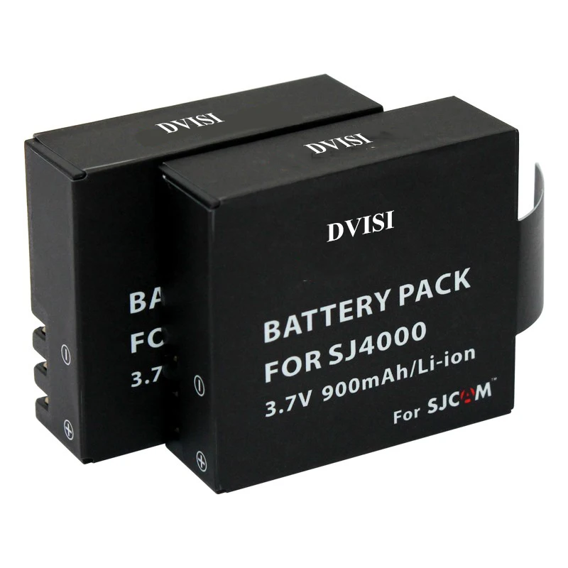 DVISI 900mAh SJ4000 SJCAM Rechargeable Batteries for WiFi SJ5000 Plus M10 plus SJ6000 SJ7000 SJ8000 | Электроника