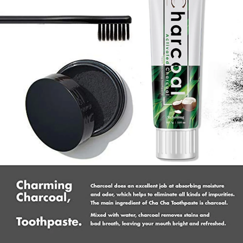 Natural Bamboo Charcoal Toothpaste Remove Tooth Stains Oral Cleaning Teeth Whitening Toothpaste Oral Hygiene
Natural Bamboo Charcoal Toothpaste Remove Tooth Stains Oral Cleaning Teeth Whitening Toothpaste Oral Hygiene