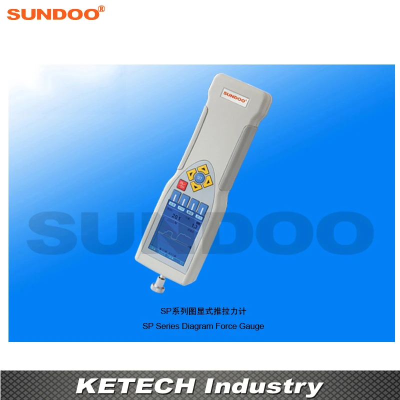 Sundoo SP-100 100N USB Data Port Diagram Push Pull Meter Diagram Force Gauge