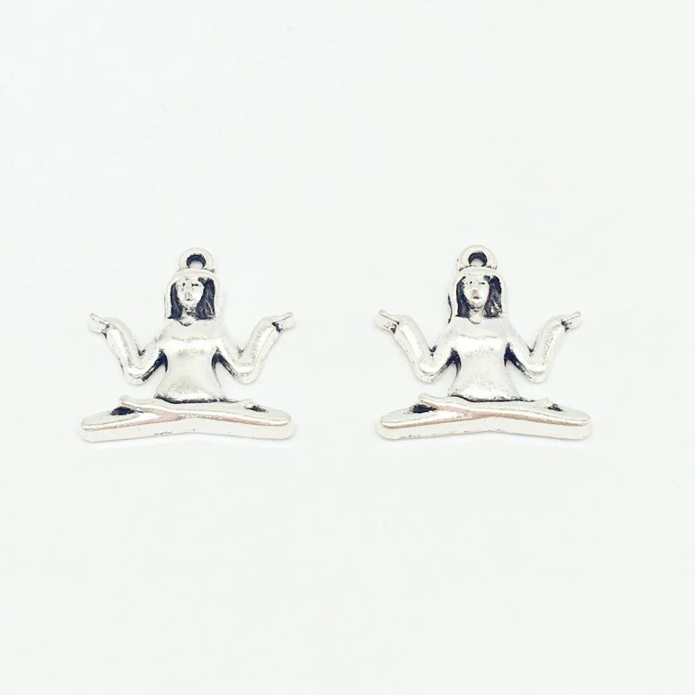 15 pcs vintage sports Charms Yoga Pendants Fit earring bracelet necklace Charms Making Jewelry
15 pcs vintage sports Charms Yoga Pendants Fit earring bracelet necklace Charms Making Jewelry