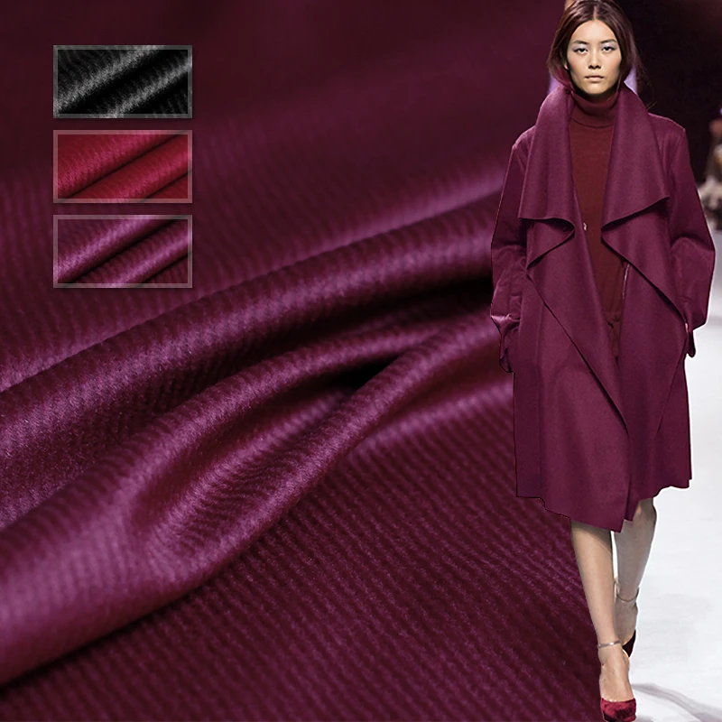Pearlsilk вес 600 г/м высокий глянцевый саржевый кашемир и шерсть материалы для одежды
