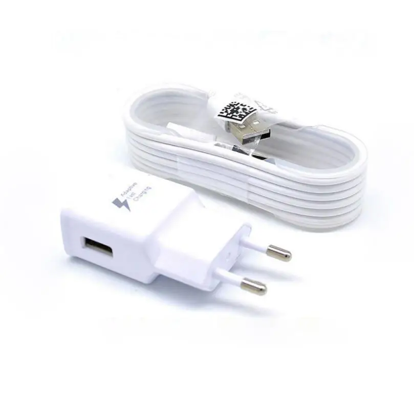 Зарядное устройство с Micro USB и европейской вилкой Адаптивная Быстрая зарядка для