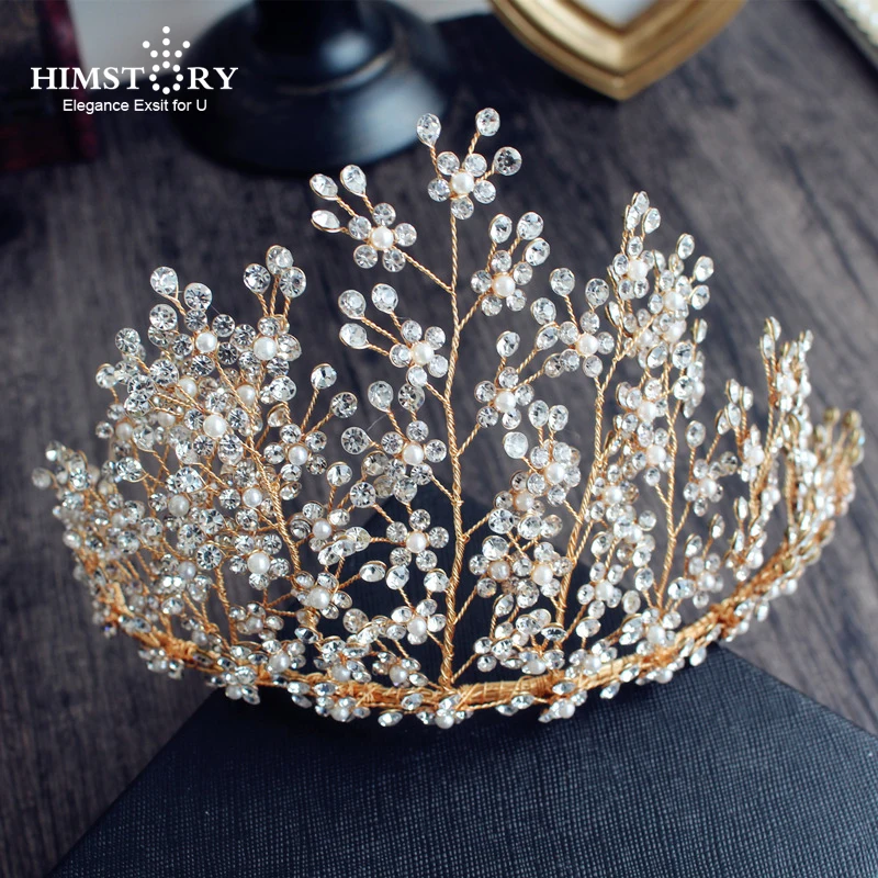 Himstory Handmade Pearl Hairwear Tiaras Crown Flower Vine Branch Bridal Hair Ornaments Wedding Hair Jewelry Accessories
Himstory Handmade Pearl Hairwear Tiaras Crown Flower Vine Branch Bridal Hair Ornaments Wedding Hair Jewelry Accessories