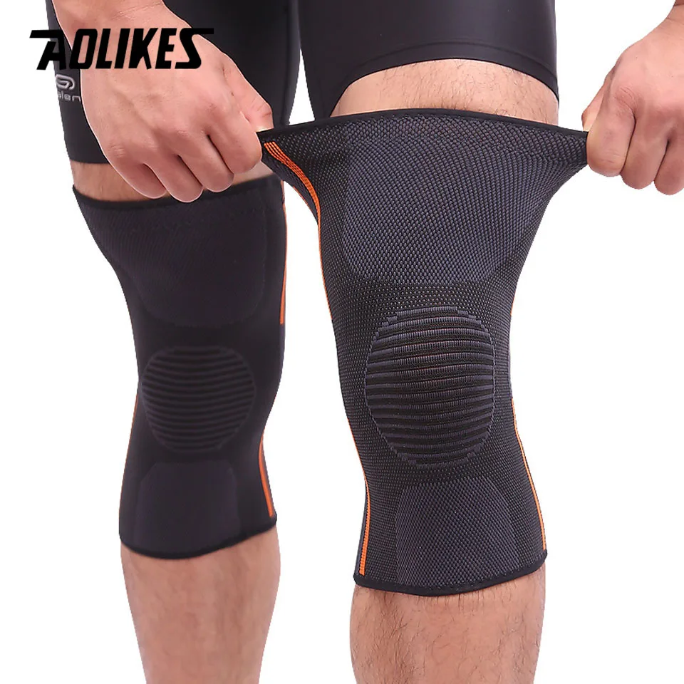 AOLIKES 1 Pair Sports Safety Football Kneepad Basketball Knee Pads Sport Accessorie Elastic Knee Protector Knee Support
AOLIKES 1 Pair Sports Safety Football Kneepad Basketball Knee Pads Sport Accessorie Elastic Knee Protector Knee Support