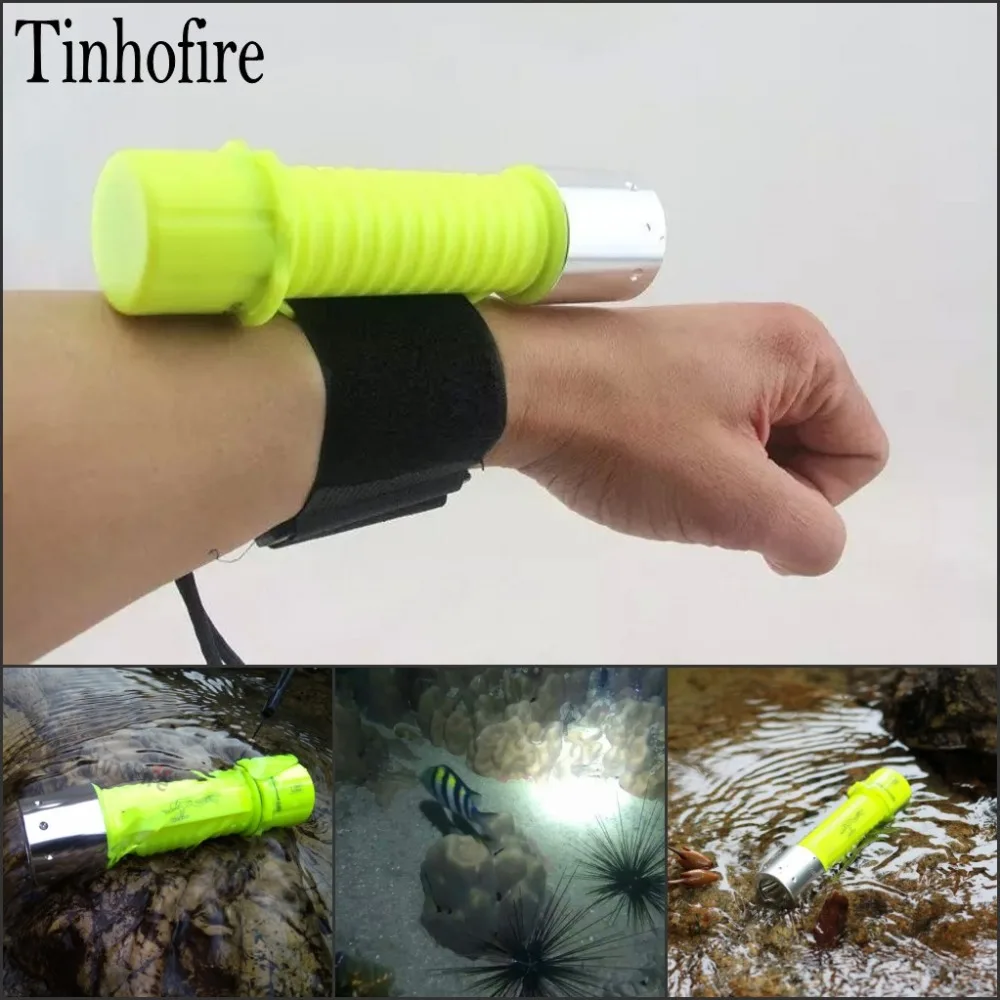 Tinhofire T6 2000LM 3 Mode CREE XM-L T6 LED 100M Diving Waterproof Underwater Flashlight Lamp Torch 18650/AAA battery
Tinhofire T6 2000LM 3 Mode CREE XM-L T6 LED 100M Diving Waterproof Underwater Flashlight Lamp Torch 18650/AAA battery