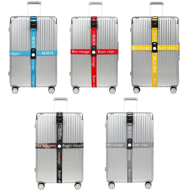 Luggage Strap Suitcase band Three digits password Belt Luggage Straps Cross Belt adjustable Travel accessorie Suitcase rope band
Luggage Strap Suitcase band Three digits password Belt Luggage Straps Cross Belt adjustable Travel accessorie Suitcase rope band