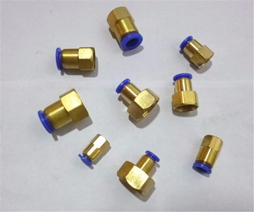 10pcs Tube O/D 4mm To 1/8" 1/4" Pneumatic Push In Connector Quick Release Fitting BSP Female Quick Connector
10pcs Tube O/D 4mm To 1/8" 1/4" Pneumatic Push In Connector Quick Release Fitting BSP Female Quick Connector