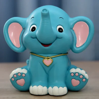 Dumbo персональный Детский слон Животное мультфильм Копилка Дети прекрасный