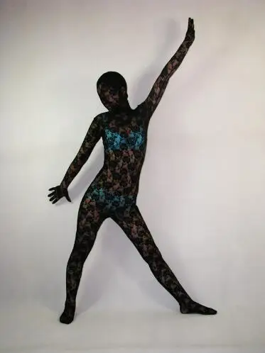 Hot Sale Unisex Blue Lace Zentai Sexy Trasparent Full Bodysuit Tight Second Skin Costume
Hot Sale Unisex Blue Lace Zentai Sexy Trasparent Full Bodysuit Tight Second Skin Costume