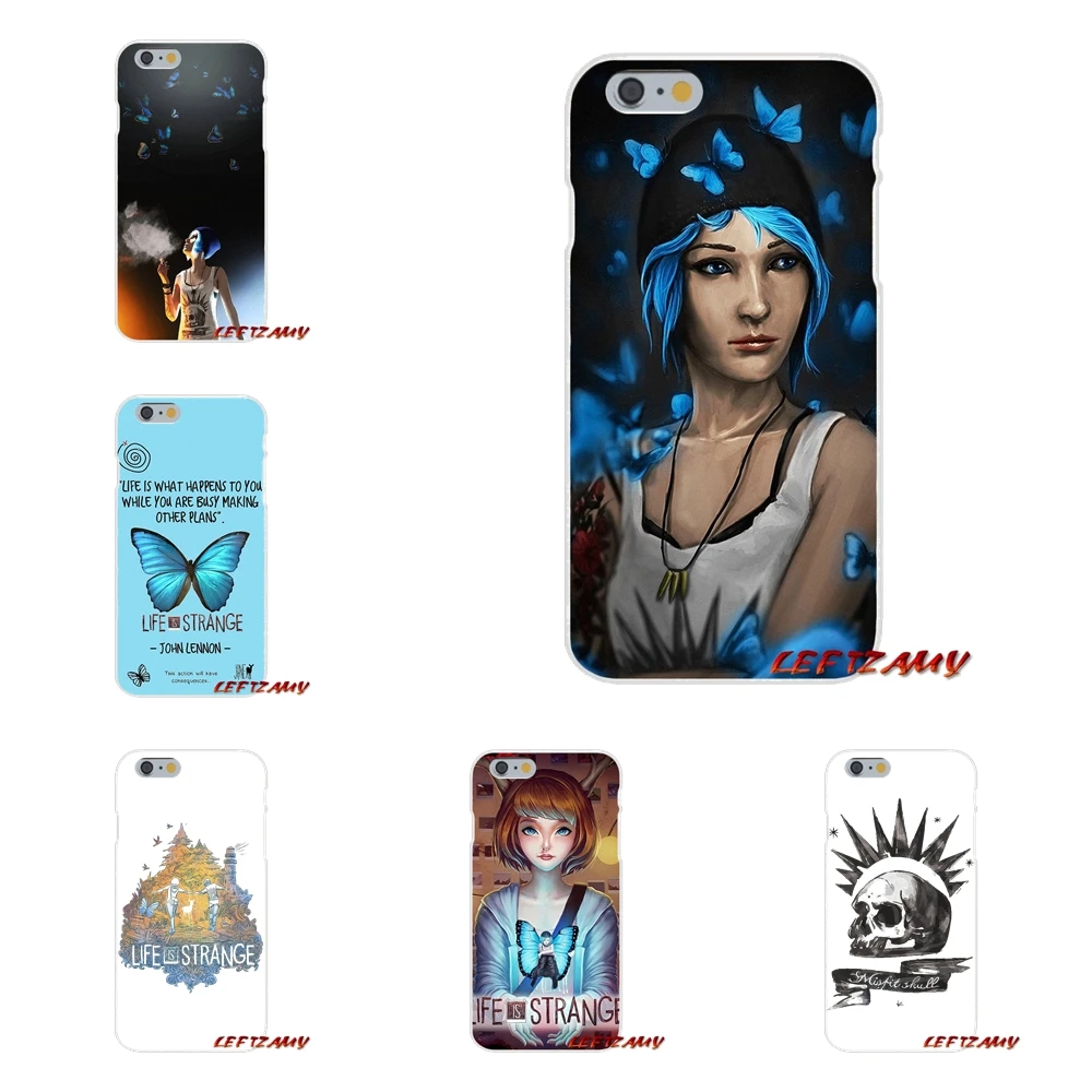 Для iPhone X 4 4s 5 5S 5C SE 6 S 7 8 Plus Life Is stranna butterfly гибкие аксессуары чехлы для