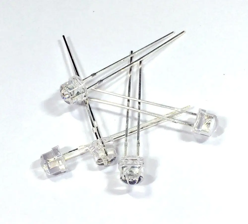 100pcs 5mm White Hair Blue Straw Hat Light Emitting Diode Light Beads F5 LED Lamp Wide Angle 5 mm Ultra Bright (Clear Lens)
100pcs 5mm White Hair Blue Straw Hat Light Emitting Diode Light Beads F5 LED Lamp Wide Angle 5 mm Ultra Bright (Clear Lens)