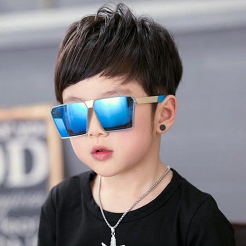 Big Square Frame Boys Cool Sunglasses NEW Style Kids Boy Girl glasses Reflective lens UV400 Outdoor Sun Glasses
Big Square Frame Boys Cool Sunglasses NEW Style Kids Boy Girl glasses Reflective lens UV400 Outdoor Sun Glasses