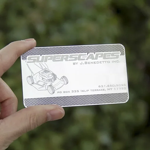 Custom unique personal metal card stainless steel card with engraved logo and words
Custom unique personal metal card stainless steel card with engraved logo and words