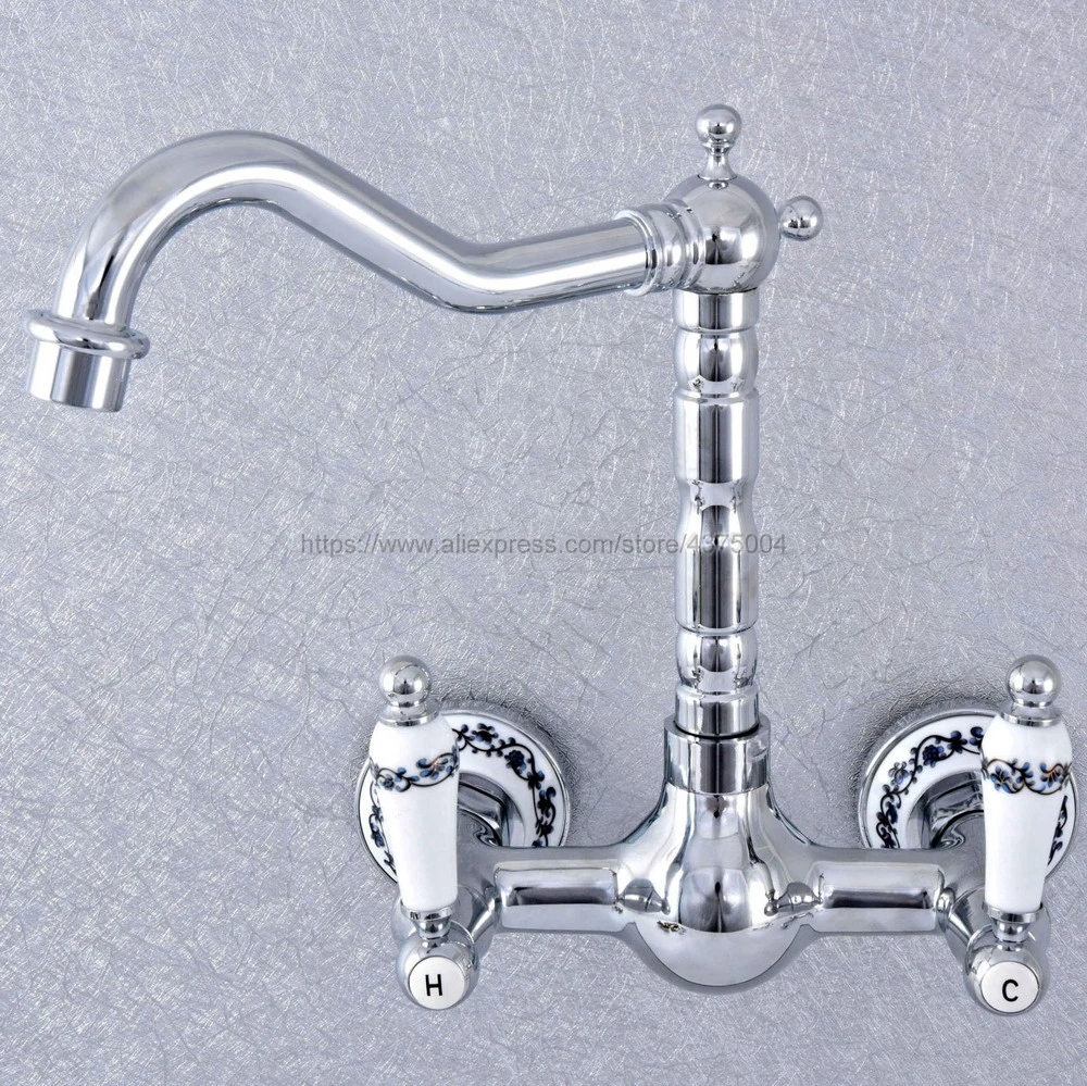 Oil Rubbed Bronze Wall Mounted Bathroom Sink Faucet Swivel Spout Bathtub Mixer Dual Handles Nsf550
Oil Rubbed Bronze Wall Mounted Bathroom Sink Faucet Swivel Spout Bathtub Mixer Dual Handles Nsf550