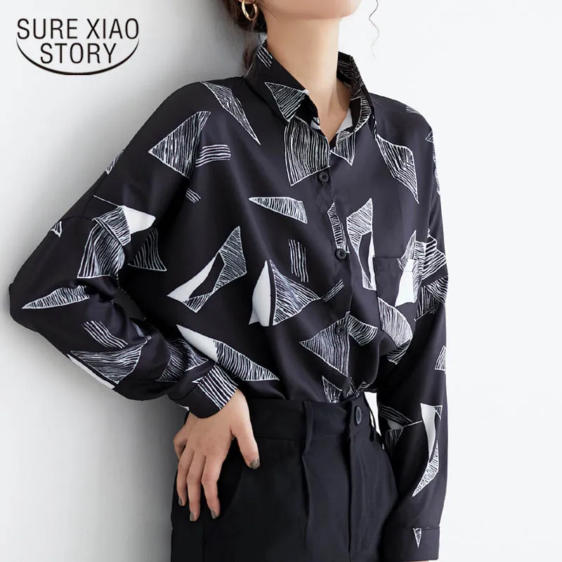 Women Chiffon blouse 2021 spring fashion chiffon shirt long sleeve turn down collar printing lantern sleeve women top 2518 50
Women Chiffon blouse 2021 spring fashion chiffon shirt long sleeve turn down collar printing lantern sleeve women top 2518 50