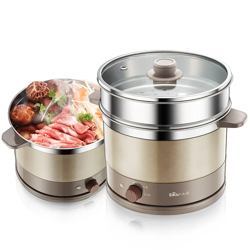 Bear Multifunction Household Electric Skillet Mini Dormitory Hot Pot Cooking Cooker DRG-C18A1
Bear Multifunction Household Electric Skillet Mini Dormitory Hot Pot Cooking Cooker DRG-C18A1