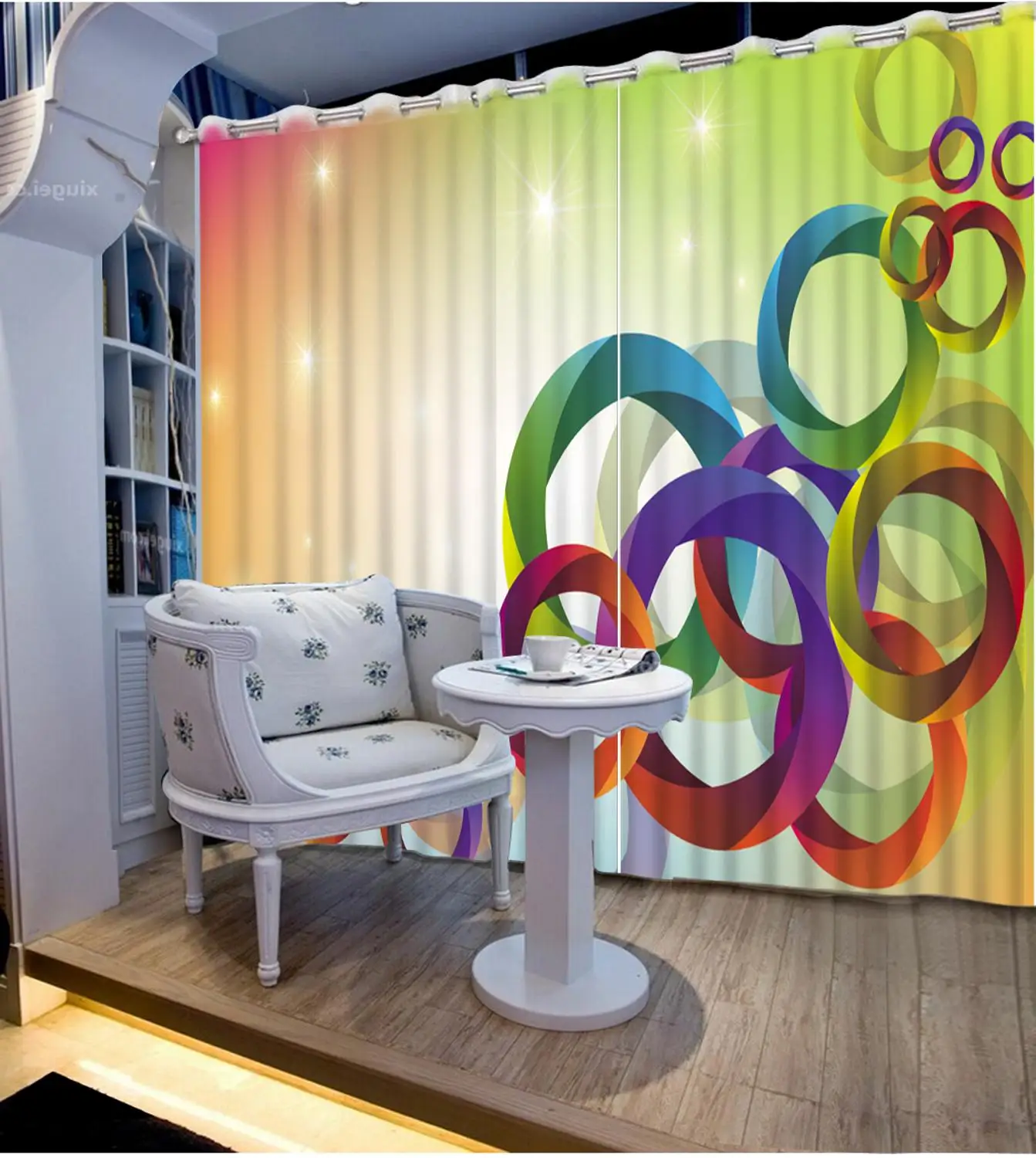 HD Creative circle modern livingroom curtains kitchen Bedroom window curtain 3D Printing photos
HD Creative circle modern livingroom curtains kitchen Bedroom window curtain 3D Printing photos