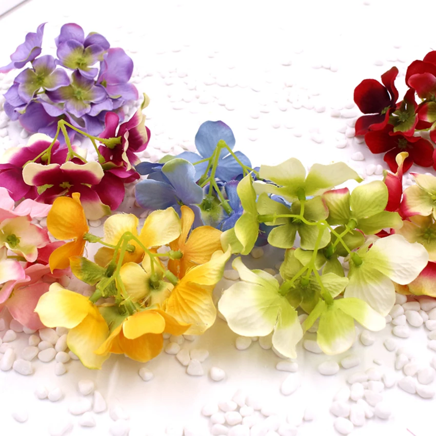 DIY hydrangea flower heads artificial flowers Multicolor Road lead fake flowers Bouquet hotel background wall wedding decor
DIY hydrangea flower heads artificial flowers Multicolor Road lead fake flowers Bouquet hotel background wall wedding decor