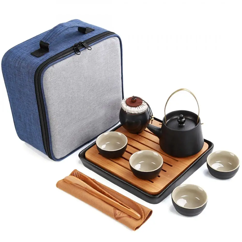 Chinese Kung Fu Tea Set Ceramic Portable Teapot Porcelain Tea Set Gaiwan With Travel Bag Tea Cups Of Tea Ceremony Tea Pot
Chinese Kung Fu Tea Set Ceramic Portable Teapot Porcelain Tea Set Gaiwan With Travel Bag Tea Cups Of Tea Ceremony Tea Pot