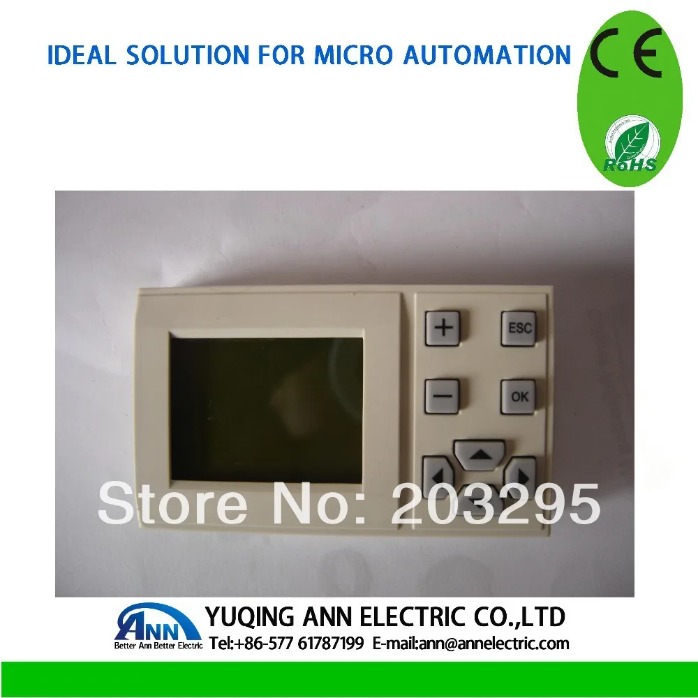 Mini PLC AF-20MR- D2 with HMI,12-24VDC,12 points DC input 8 points (with analog input) relay output
Mini PLC AF-20MR- D2 with HMI,12-24VDC,12 points DC input 8 points (with analog input) relay output