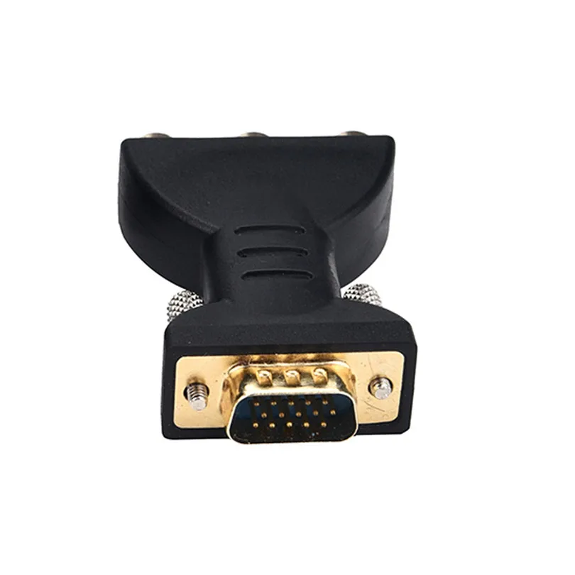 RCA выход RGB видео Женский HD 15 Pin VGA Компонентный конвертер адаптер ТВ ЖК дисплей