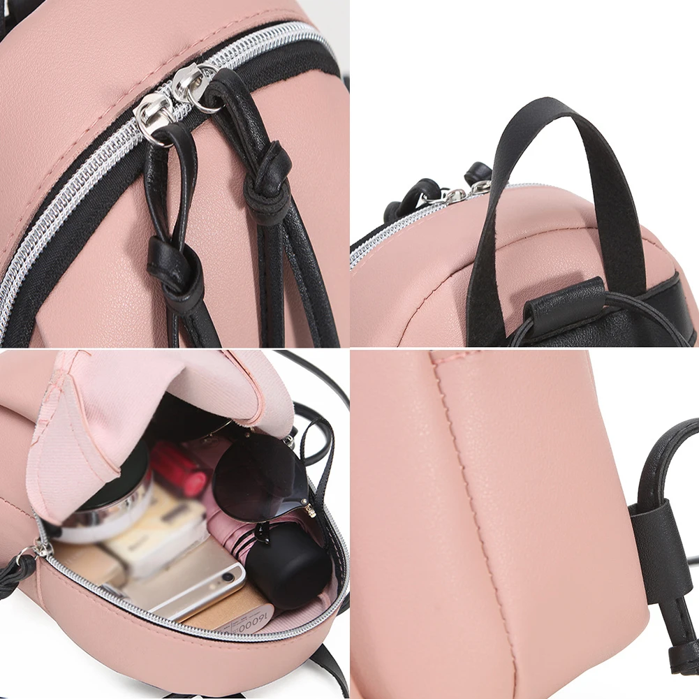 Women Multi-Function PU Leather Small Backpack Female Students School Bag For Teenage Girls Double Zipper Solid Color Tassel Bag
Women Multi-Function PU Leather Small Backpack Female Students School Bag For Teenage Girls Double Zipper Solid Color Tassel Bag
