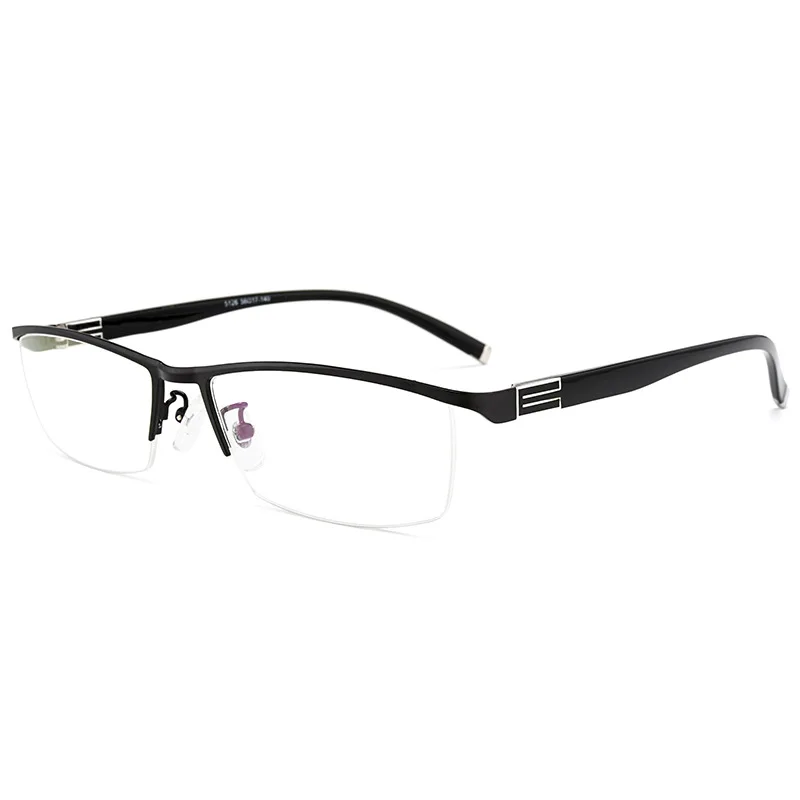 EOOUOOE Для мужчин сплав очки для коррекции зрения полукадра TR90 Óculos Gafas от