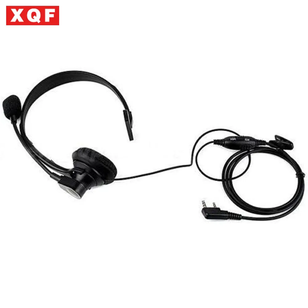 

XQF 2PIN VOX PTT Mic Headset for BAOFENG UV-5R PUXING KENWOOD WOUXUN Walkie Talkie